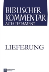 Image for Biblischer Kommentar Altes Testament - Ausgabe in Lieferungen : 11. Lieferung