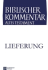 Image for Biblischer Kommentar Altes Testament - Ausgabe in Lieferungen