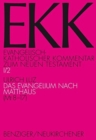 Image for Das Evangelium nach Matthaus, EKK I/2  (Mt 8-17)