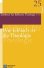 Image for Jahrbuch fA&quot;r Biblische Theologie