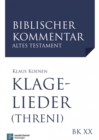 Image for Klagelieder (Threni) (Neubearbeitung)