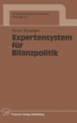 Image for Expertensystem fur Bilanzpolitik