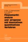 Image for Finanzmarktanalyse und- prognose mit innovativen quantitativen Verfahren