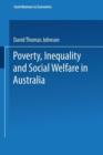 Image for Poverty, Inequality and Social Welfare in Australia