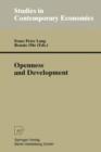 Image for Openness and Development : Yearbook of Economic and Social Relations 1996