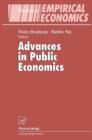 Image for Advances in Public Economics