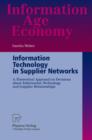 Image for Information Technology in Supplier Networks