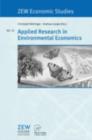 Image for Applied research in environmental economics