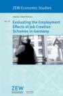 Image for Evaluating the Employment Effects of Job Creation Schemes in Germany