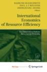 Image for International Economics of Resource Efficiency