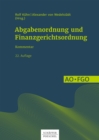 Image for Abgabenordnung Und Finanzgerichtsordnung