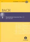 Image for Brandenburg Concertos Nos. 1-3 : Nr. 1 F-Dur/Nr. 2 F-Dur/Nr. 3 G-Dur