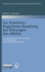 Image for Zur Emotions/Kognitions-Kopplung Bei Starungen Des Affekts