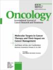 Image for Molecular Targets in Cancer Therapy and Their Impact on Cancer Management : 2nd State-of-the-Art Conference, Montreux, February 2002. Supplement Issue: Oncology 2002, Vol. 63, Suppl. 1