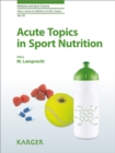 Image for Acute topics in sport nutrition