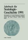 Image for Jahrbuch fur Soziologiegeschichte 1991