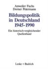 Image for Bildungspolitik in Deutschland 1945–1990