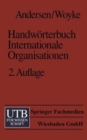 Image for Handworterbuch Internationale Organisationen