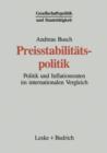 Image for Preisstabilitatspolitik