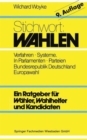 Image for Stichwort: Wahlen