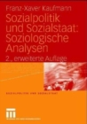 Image for Sozialpolitik und Sozialstaat: Soziologische Analysen