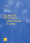 Image for Burgerschaft, Offentlichkeit und Demokratie in Europa