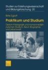 Image for Praktikum und Studium : Diplom-Padagogik und Humanmedizin zwischen Studium, Beruf, Biographie und Lebenswelt