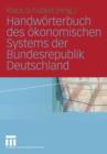 Image for Handworterbuch des okonomischen Systems der Bundesrepublik Deutschland