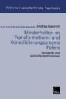Image for Minderheiten im Transformations- und Konsolidierungsprozess Polens