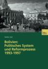 Image for Bolivien: Politisches System und Reformprozess 1993–1997