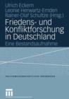 Image for Friedens- und Konfliktforschung in Deutschland