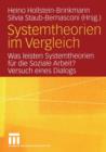 Image for Systemtheorien im Vergleich : Was leisten Systemtheorien fur die Soziale Arbeit? Versuch eines Dialogs