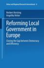 Image for Reforming Local Government in Europe