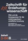 Image for PISA und die Konsequenzen fur die erziehungswissenschaftliche Forschung : Zeitschrift fur Erziehungswissenschaft. Beiheft 3/2004