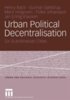 Image for Urban Political Decentralisation