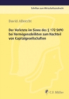 Image for Der Verletzte Im Sinne Des 172 StPO Bei Vermogensdelikten Zum Nachteil Von Kapitalgesellschaften