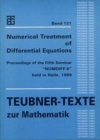 Image for Numerical Treatment of Differential Equations