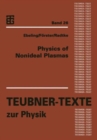 Image for Physics of Nonideal Plasmas
