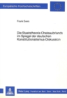 Image for Die Staatstheorie Chateaubriands Im Spiegel Der Deutschen Konstitutionalismus-Diskussion