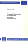 Image for Temporale Textkohaesion im Italienischen