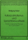 Image for Kulturpatriotismus und Sprachbewusstsein : Studien zur deutschen Philologie des 17. Jahrhunderts