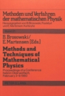 Image for Methods and Techniques of Mathematical Physics