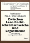 Image for Zwischen Lese-Rechtschreibschwaeche und Legasthenie