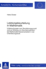 Image for Leistungsbeurteilung in Mathematik