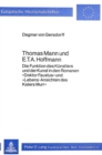 Image for Thomas Mann und E.T.A. Hoffmann