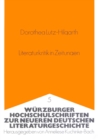 Image for Literaturkritik in Zeitungen : Dargestellt am Beispiel Gabriele Wohmann