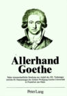 Image for Allerhand Goethe