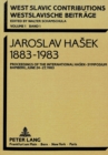 Image for Jaroslav Hasek 1883-1983
