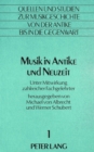 Image for Musik in Antike und Neuzeit