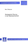 Image for Strategische Planung in der Materialwirtschaft
